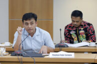Anggota DPRD DKI Jakarta, Wahyu Dewanto memberikan tanggapan.