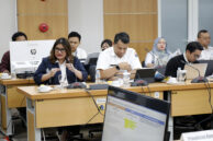 Kepala Bappeda DKI Jakarta, Atika Nur Rahmania memberikan penjelasan.