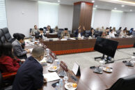 Suasana rapat Pimpinan gabungan pembahasan Pansus.