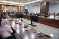 Suasana rapat Pimpinan gabungan pembahasan Pansus.