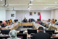 Suasana rapat kerja Pansus Kawasan Tanpa Rokok (KTR) bersama eksekutif