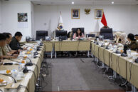 Wakil Ketua DPRD DKI Jakarta, Ima Mahdiah memimpin jalannya rapat.