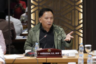 Anggota Komisi B, Nurhasan memberikan pendapat.