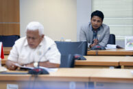 Anggota Pansus Jaringan Utilitas DPRD Provinsi DKI Jakarta, M. Fu'adi Luthfi memberikan usulan.