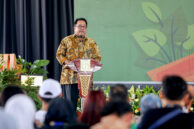 Wakil Gubernur Provinsi DKI Jakarta Rano Karno menyampaikan sambutan.