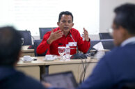 Anggota Pansus Kawasan Tanpa Rokok (KTR) DPRD Provinsi DKI Jakarta, August Hamonangan menyampaikan pendalaman.