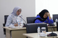 Anggota Bamus DPRD DKI Jakarta, Nur Afni Sajim memberikan tanggapan.