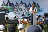 Asisten Pembangunan LH Setda Provinsi DKI Jakarta, Affan Andriansyah memberikan kata sambutan.