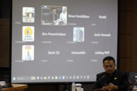 Peserta rapat Pansus penyelenggara Pendidikan yang hadir melalui daring