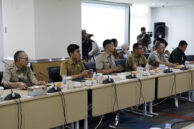 Jajaran Eksekutif mengikuti jalannya rapat Bamus.