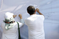 Penandatanganan Komitmen untuk sungai Jakarta bebas sampah.