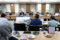 Anggota Pansus Kawasan Tanpa Rokok (KTR) DPRD Provinsi DKI Jakarta yang hadir dalam rapat kerja.