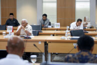 Anggota Pansus Jaringan Utilitas DPRD Provinsi DKI Jakarta yang hadir dalam rapat.