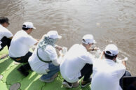 Pelepasan bibit ikan.