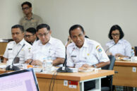 Kepala Badan BP BUMD Provinsi DKI Jakarta Syaefulloh Hidayat memberikan penjelasan.