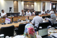 Anggota Komisi C DPRD Provinsi DKI Jakarta yang hadir dalam rapat kerja.