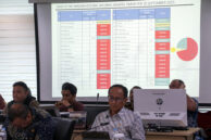 Materi paparan dalam rapat kerja Komisi D.