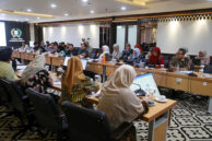 Eksekutif yang hadir dalam rapat kerja.