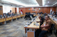 Suasana rapat kerja Pansus KTR DPRD Provinsi DKI Jakarta.