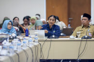 Perwakilan dari Kementerian Pendidikan Dasar dan Menengah (Kemendikdasmen) memberikan penjelasan.