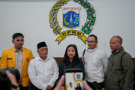 Ketua Pansus Kawasan Tanpa Rokok (KTR) Farah Savira memberikan keterngan pers