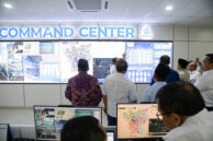 Momen Bapemperda DPRD Provinsi DKI Jakarta mengunjungi Integrated Command Center milik PAM Jaya.