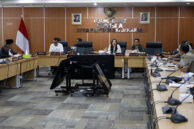 Wakil Ketua Komisi A Alia Noorayu Laksono memimpin jalannya audiensi.