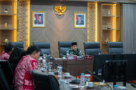 Ketua DPRD Provinsi DKI Jakarta Khoirudin memimpin audiensi