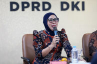 Anggota Komisi B DPRD Provinsi DKI Jakarta, Nur Afni Sajim menyampaikan materi.