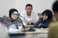 Anggota Pansus Pendidikan DPRD Provinsi DKI Jakarta, Dwi Rio Sambodo memberikan usulan.