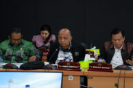 Anggota Komisi A Bambang Kusumanto menyampaikan permasalahan.
