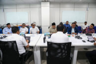 Jajaran Bapemperda DPRD Provinsi DKI Jakarta yang hadir dalam peninjauan.