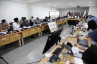 Suasana rapat kerja Komisi E bersama Eksekutif.