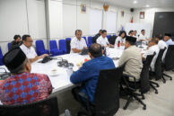 Direksi PAM Jaya yang hadir dalam peninjauan.