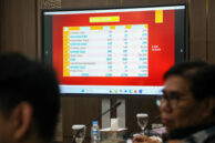 Materi paparan dalam audiensi.