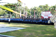 Upacara diikuti seluruh ASN di lingkungan Pemprov DKI Jakarta.