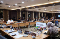 Anggota Komisi B DPRD Provinsi DKI Jakarta yang hadir dalam rapat kerja.