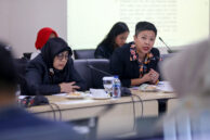 Anggota Bapemperda DPRD Provinsi DKI Jakarta, Francine Eustacia Widjojo menyampaikan usulan.