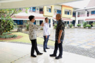 Momen Komisi E DPRD Provinsi DKI Jakarta meninjau SMAN Unggulan M.H Thamrin.