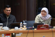 Asisten Perekonomian dan Keuangan Sekretaris Daerah Provinsi DKI Jakarta, Suharini Eliawati menyampaikan penjelasan.