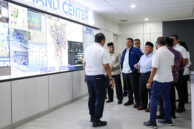 Momen Bapemperda DPRD Provinsi DKI Jakarta mengunjungi Integrated Command Center milik PAM Jaya.