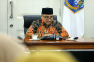 Ketua Bapemperda DPRD Provinsi DKI Jakarta, Abdul Aziz menyampaikan paparan.