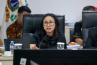 Ketua Pansus Kawasan Tanpa Rokok (KTR) DPRD Provinsi DKI Jakarta, Farah Savira menyampaikan pandangan.