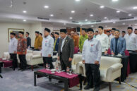 Acara kegiatan diawali dengan menyanyikan lagu kebangsaan Indonesia Raya