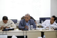 Anggota Bamus Lazarus Simon Ishak memberikan tanggapan.