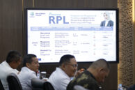 Materi pembahasan Rektor Institut STIAMI Sylviana Murni.