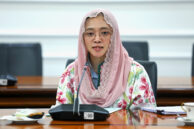 Wakil Ketua Panitia Khusus (Pansus) Penyelenggaraan Pendidikan DPRD Provinsi DKI Jakarta, Elva Farhi Qolbina menyampaikan hasil laporan pembahasan.