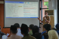 Ketua Subkelompok Pembangunan dan Peningkatan Jalan dan Jembatan Bidang Jalan dan Jembatan Dinas Bina Marga DKI Jakarta Imam Adi Nugraha menyampaikan penjelasan