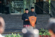 Gubernur Provinsi DKI Jakarta, Pramono Anung menyampaikan arahan.