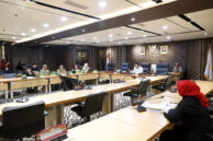 Suasana rapat kerja Komisi B.